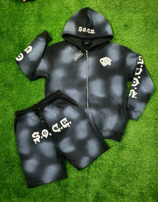 Pre-Order Now! S.O.C.E. HOODED SHORT TRACKSUIT