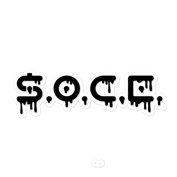 S.O.C.E. "Drip" Stickers